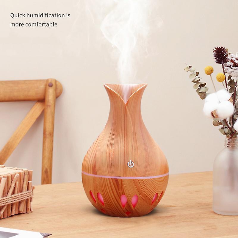 Usb Creative Vase Ultrasonic Air Humidifier Essential Oil Diffuser A