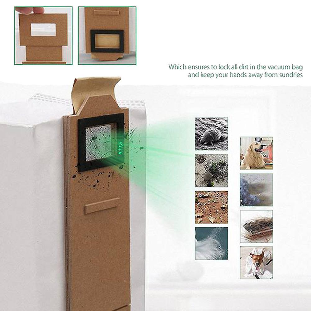 5 Pack Vacuum Bags Replacement for Roborock S7 T7s T7s Plus Dust Bag