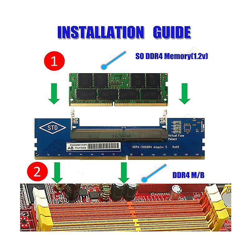Laptop Ddr4 Ram Memory to Desktop Converter Adapter Card