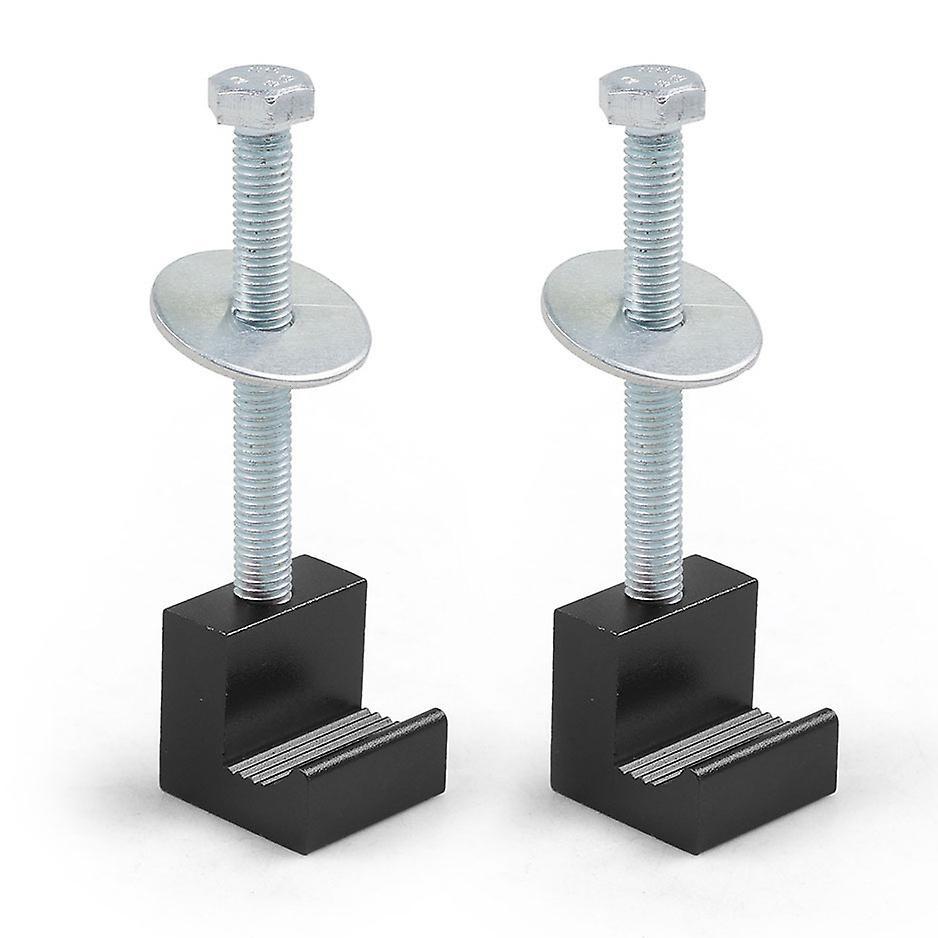 2 Pcs Premium Tool Box Tie Downs Aluminum Hook Crossover Toolbox