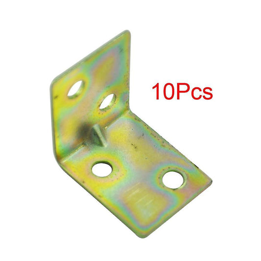 10 Pcs 25x25x16mm 90 Degree Metal Right Angle Bracket Shelf Support