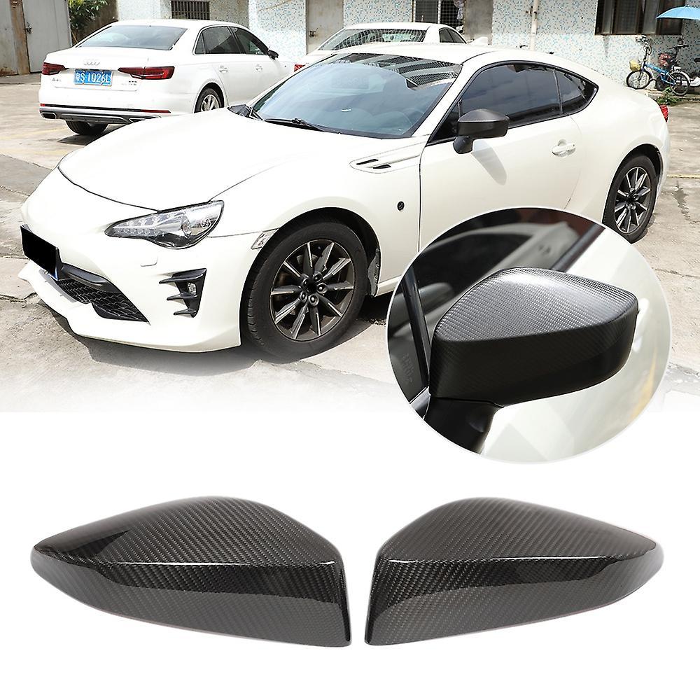 Carbon Fiber Exterior Side Rearview Mirror Decoration Cover Stickers