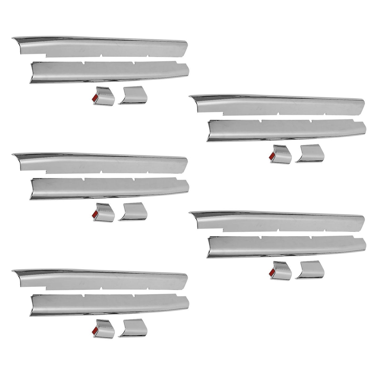 5x Car Chrome Front Grille Trim for Spacia Custom Car Accessories