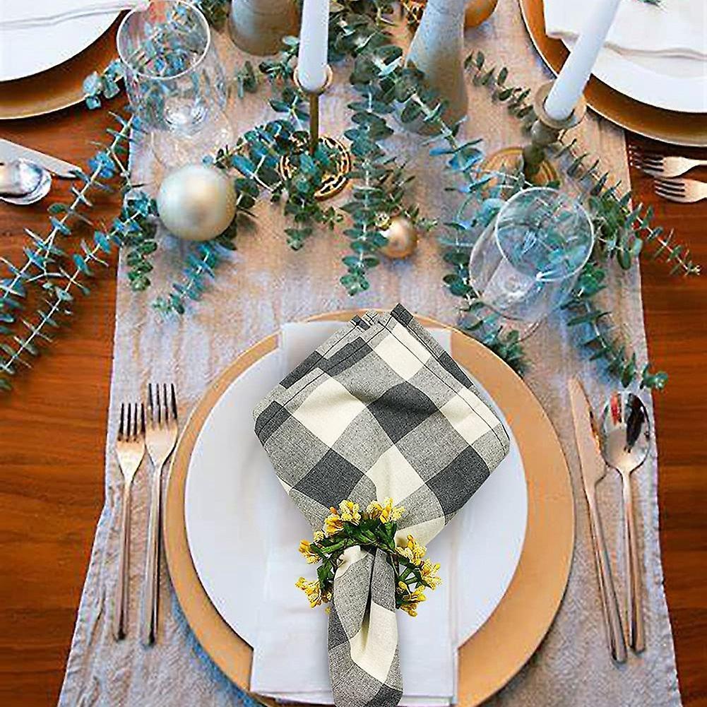 Napkin Rings, Napkin Holder Table Decor for Wedding, Christmas B