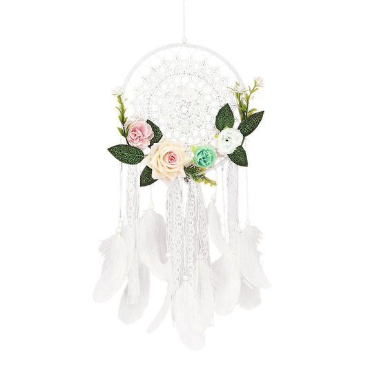 Dream Catcher Diy Pendant Flower Dream Catcher Wall Hanging Wedding