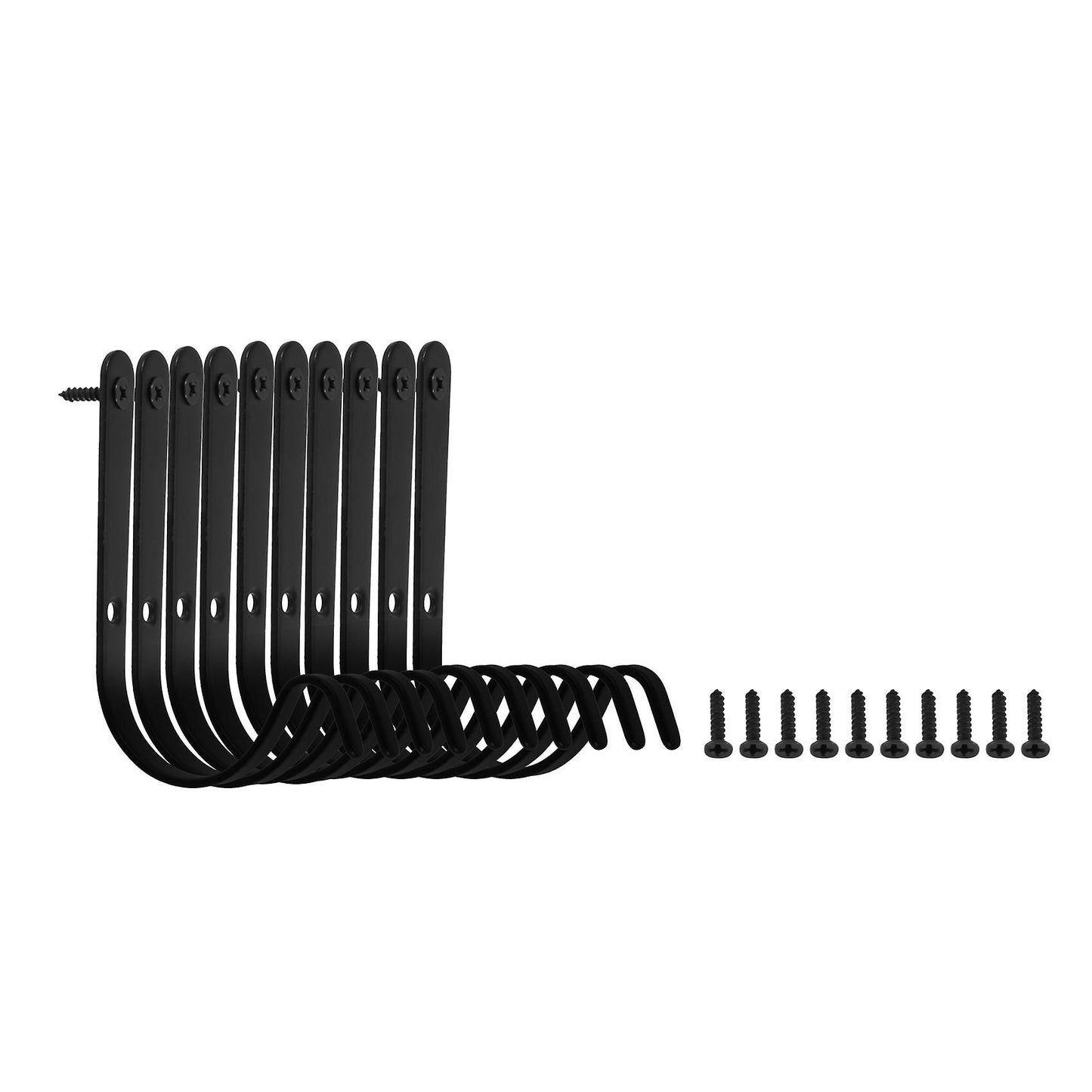 10 Pcs Iron Wall Hooks Outdoor Decorative for Hanging Plant Hooks