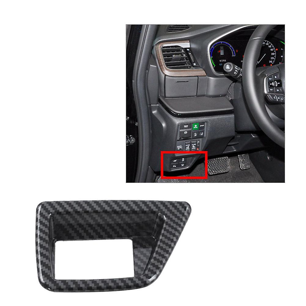 Carbon Fiber Car Headlight Adjustment Switch Cover Sticker Decoration
