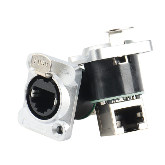 2pcs Rj45 Angle Connector, Connector Inner Insulator Crystal Head