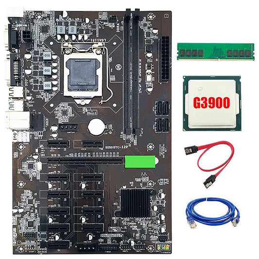B250 Btc Mining Motherboard with Ddr4 4gb Ram for Bitcoin Miner Rig