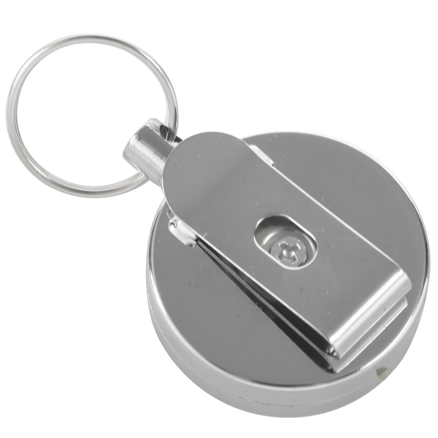 Steel Retractable Key Chain Recoil Key Ring Belt Clip Pull Chain Holder