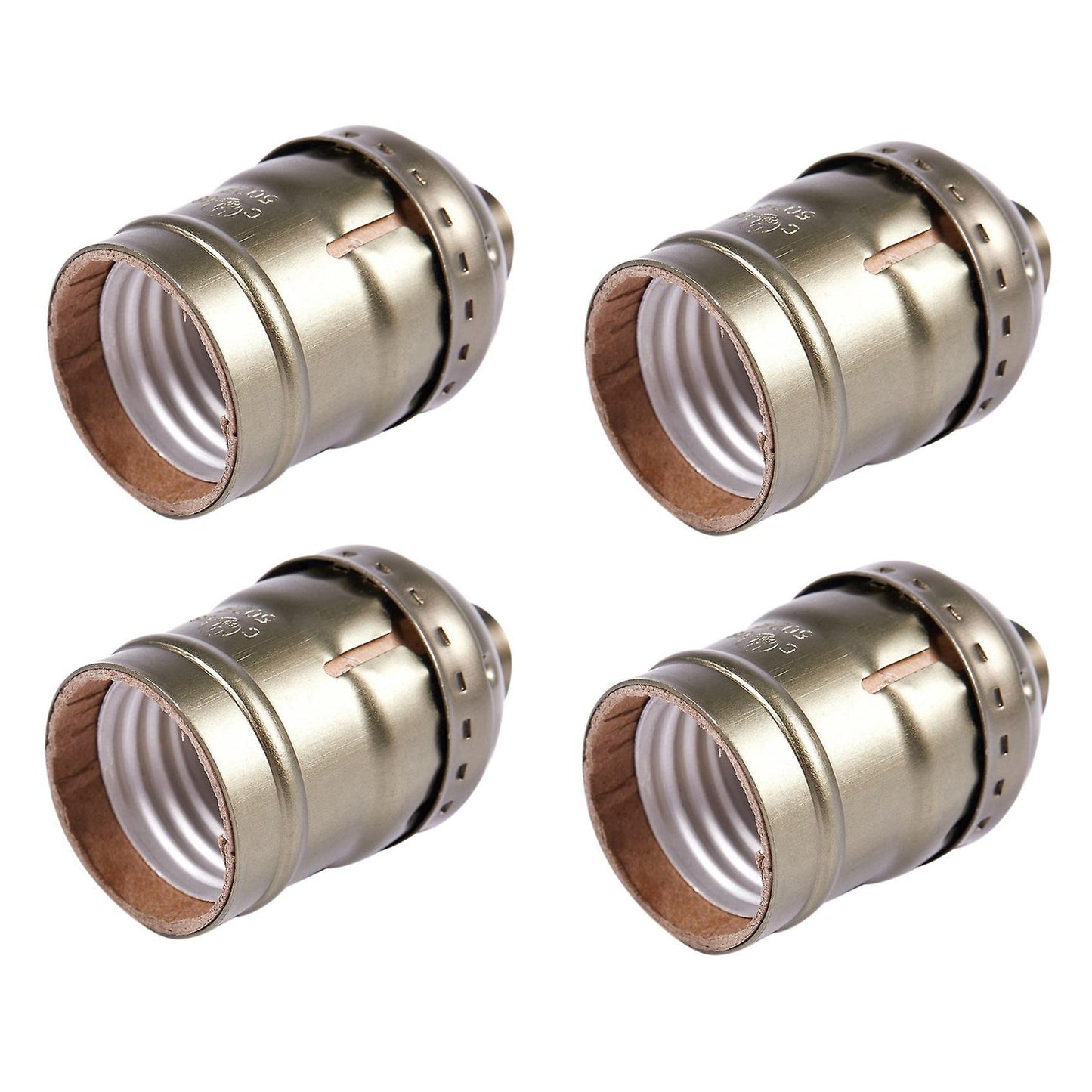 4x Edison Vintage Lamp Light Base Socket Holder Adapter E27 Bulbs