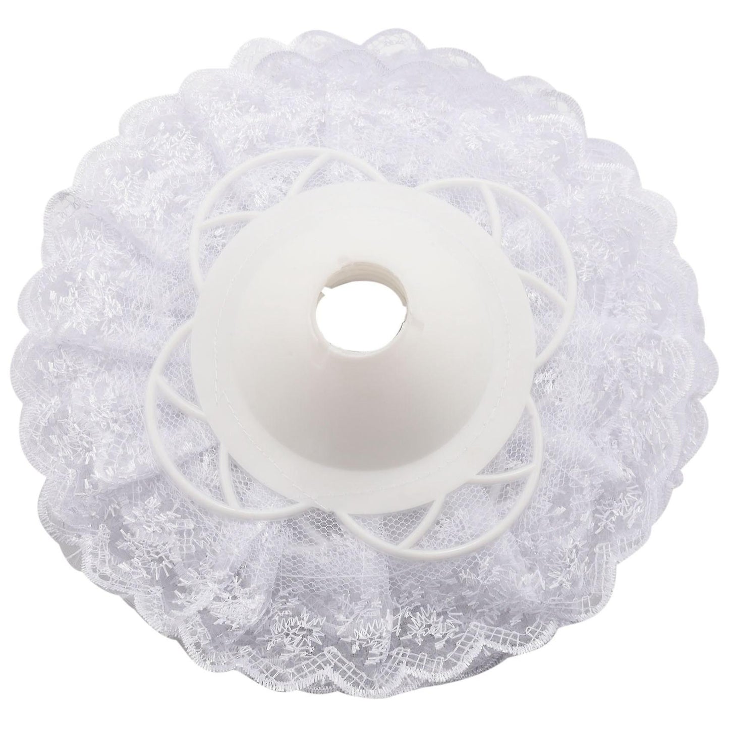 6pcs Lace Bouquet Collar, Diy Bouquet Holder Wedding Bridal White