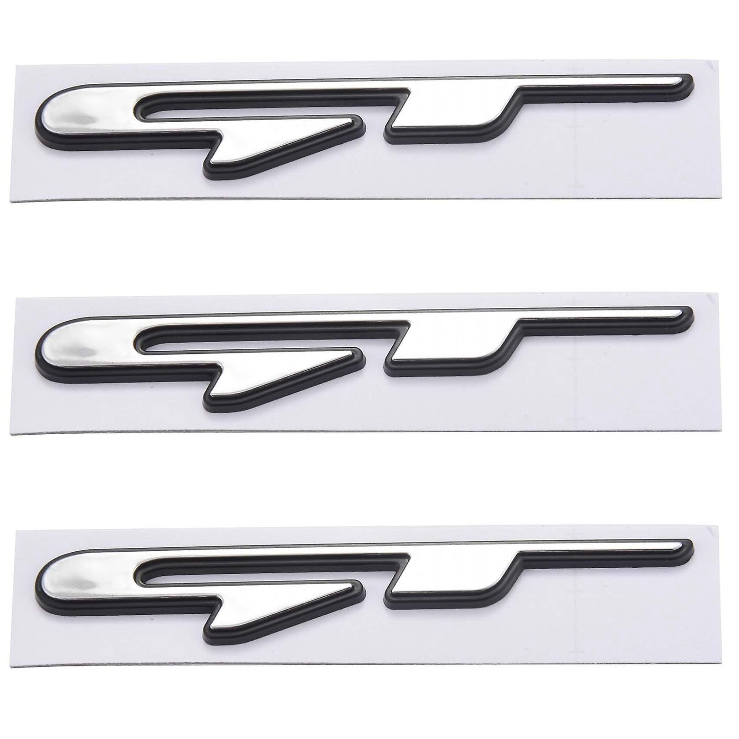 3x 3d Car Letters Sticker for Kia Rear Trunk Fender Stickers Gt