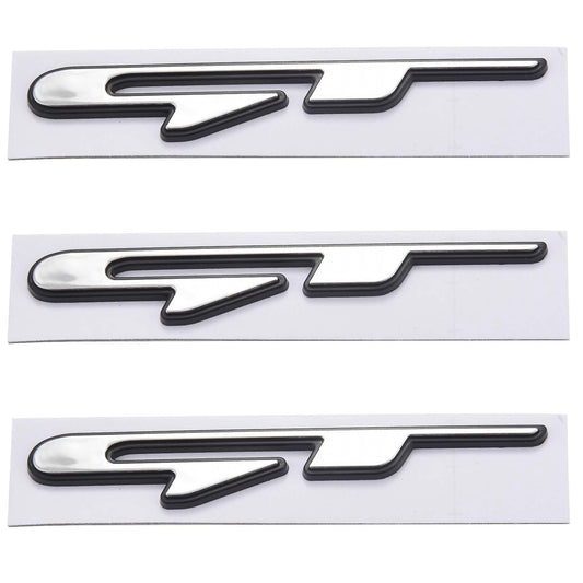 3x 3d Car Letters Sticker for Kia Rear Trunk Fender Stickers Gt