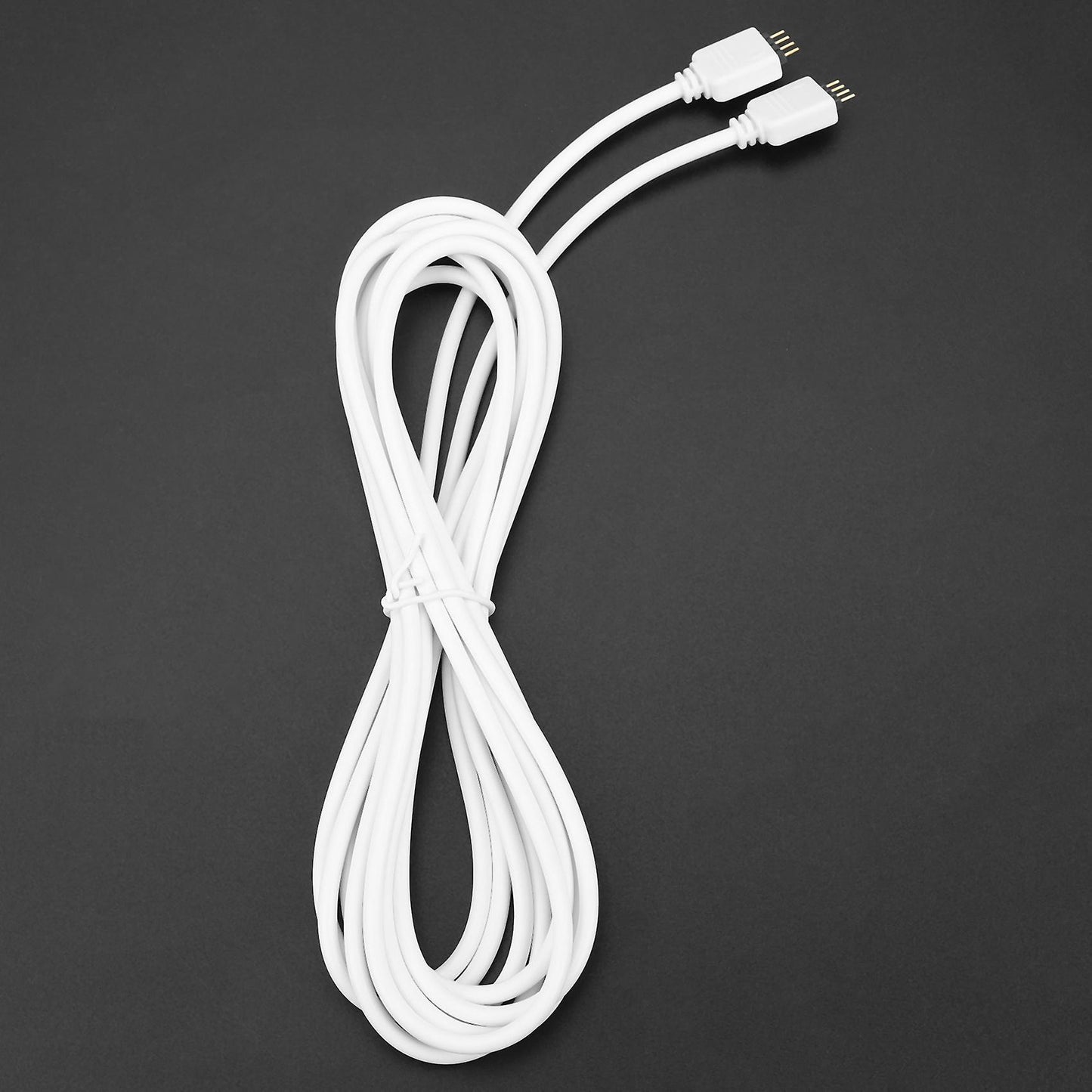 2x 4pin Extension Wire Connector Rgb 5050 3528 Led Strip Light 3meter