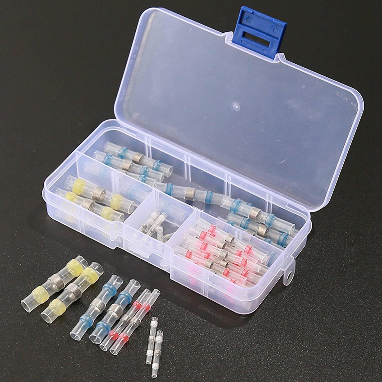 100pcs Connector Heat Shrink Sordering Terminals Electronic Cable Kit