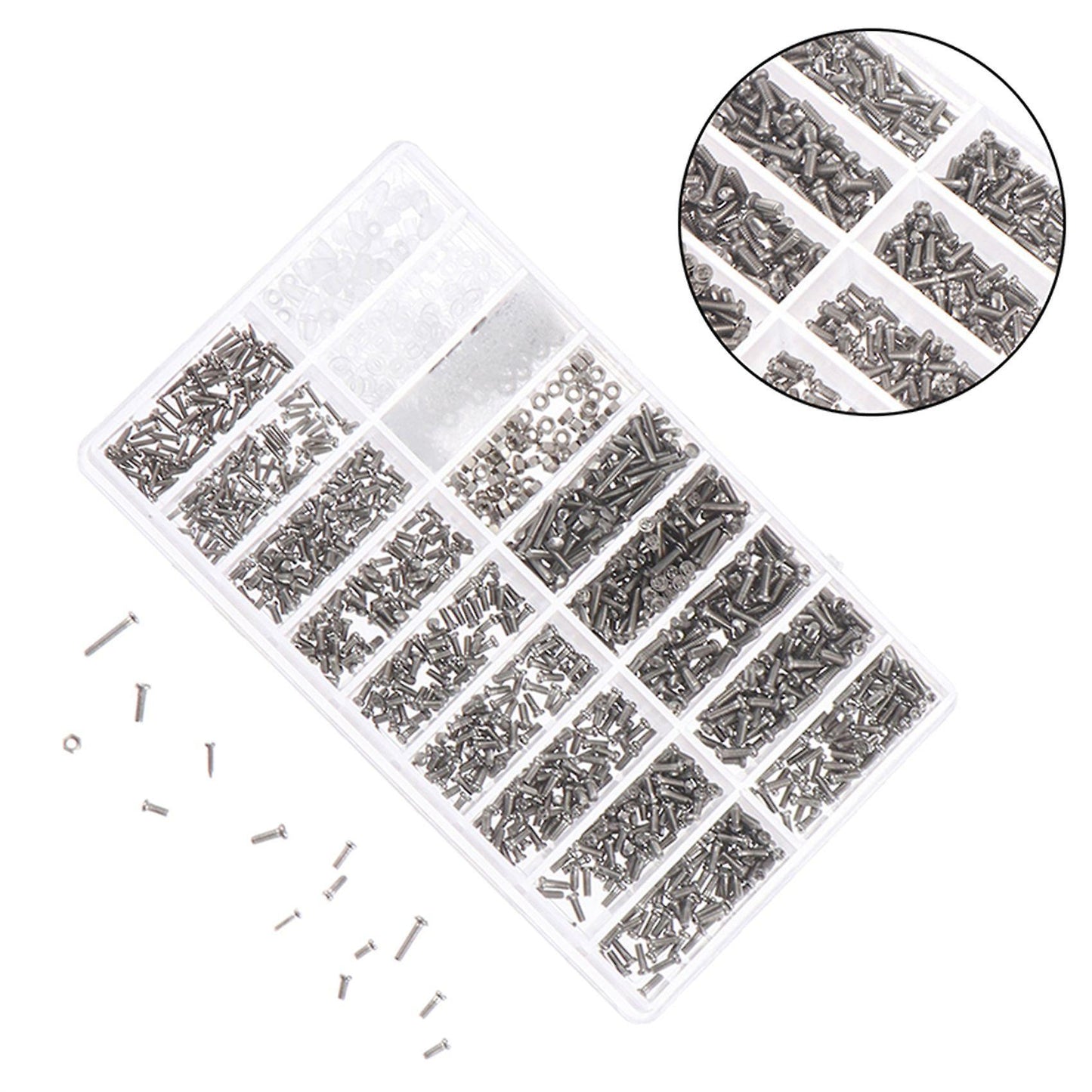 Sunglasses Glasses Repair Tool, Stainless Steel Screws and Nose Pads