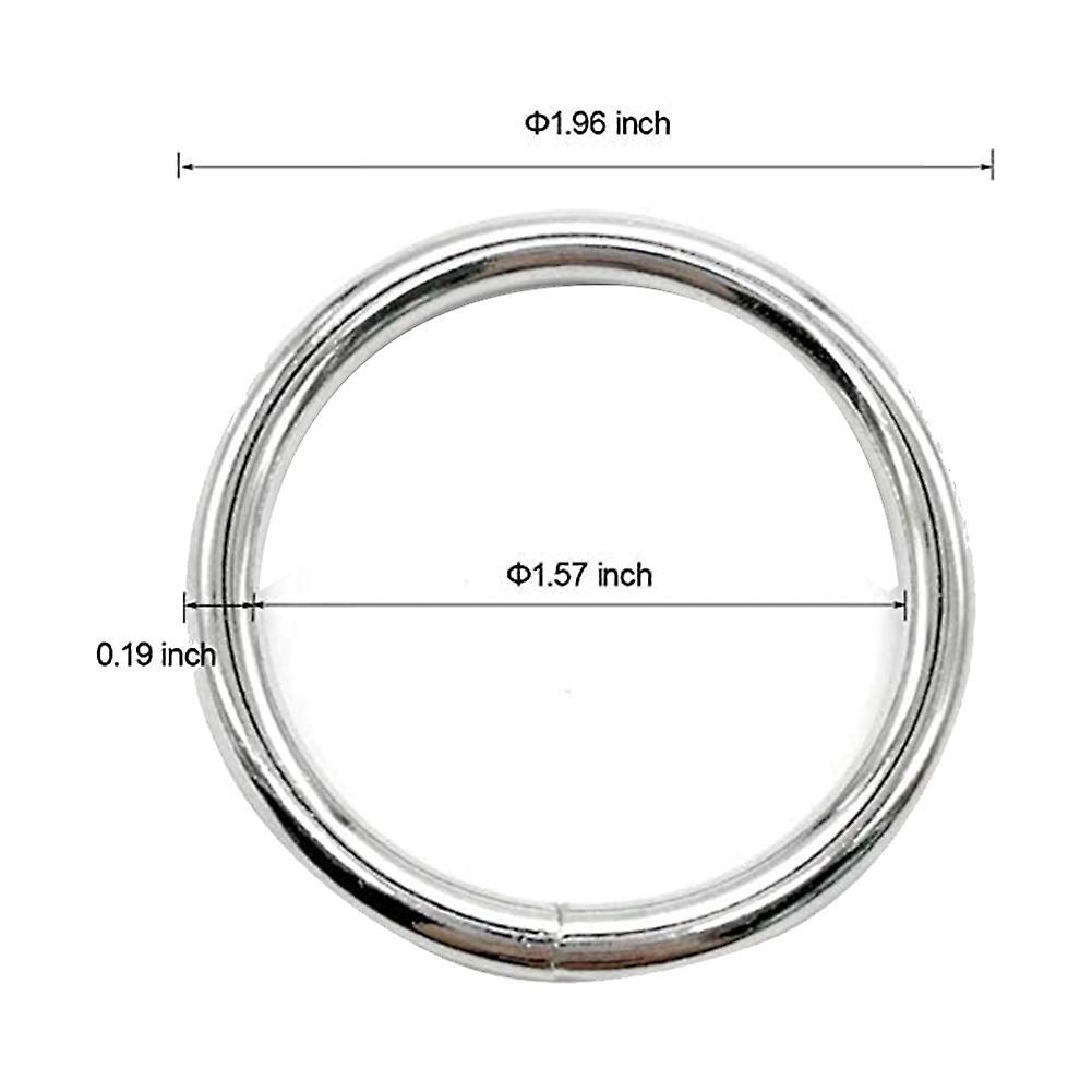 Metal Macrame Rings 2 Inch for Macrame Plant Hangers Macrame Kit
