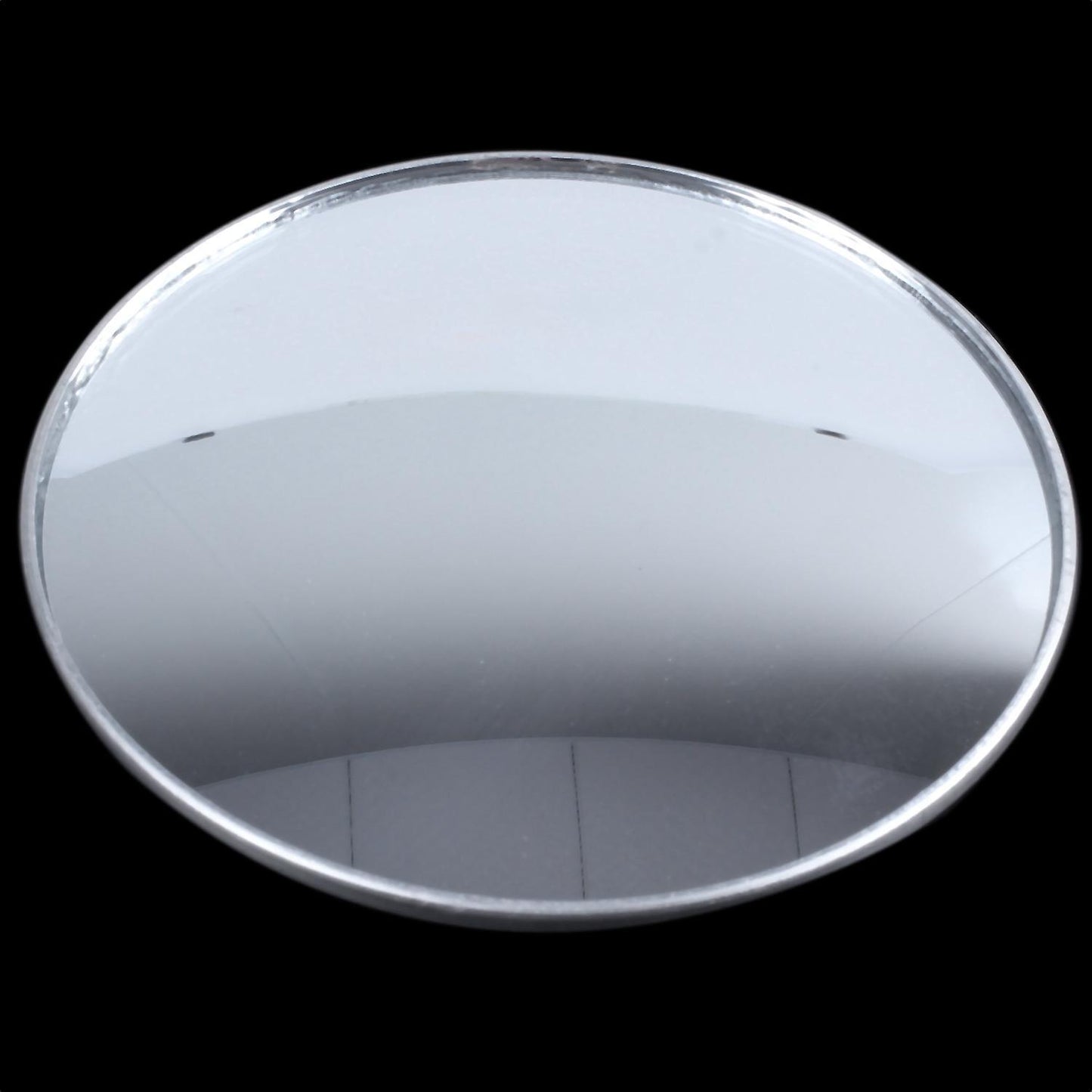 Silver Tone 3" Round Convex Rear View Blind Spot Mirror for Car Auto