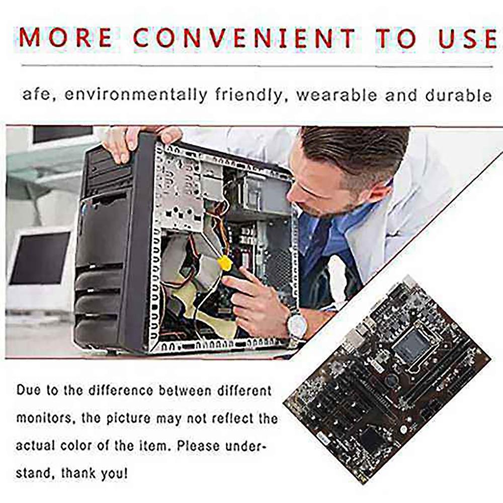 B250 Btc Mining Motherboard with Cpu Thermal 12 Pci-e Graphics Card