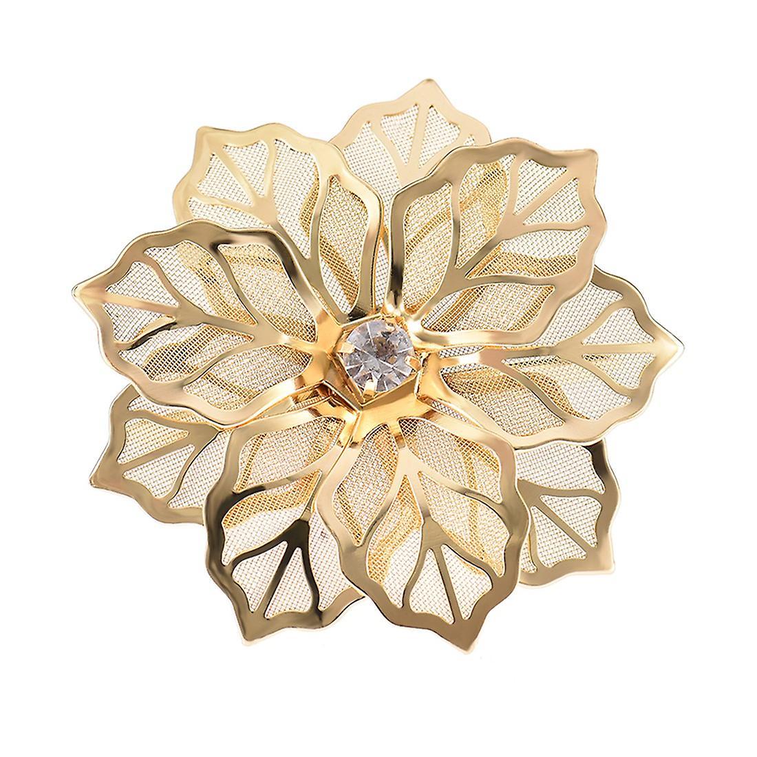 12pcs Alloy Flower Design Napkin Rings for Wedding Receptions