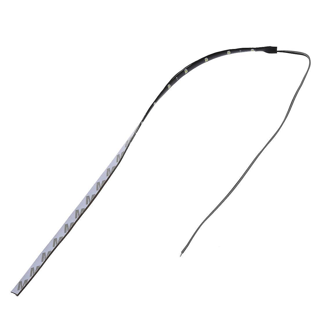 10 X Led Strip 3528smd 15led Car Waterproof Led Strip 30 Cm - White