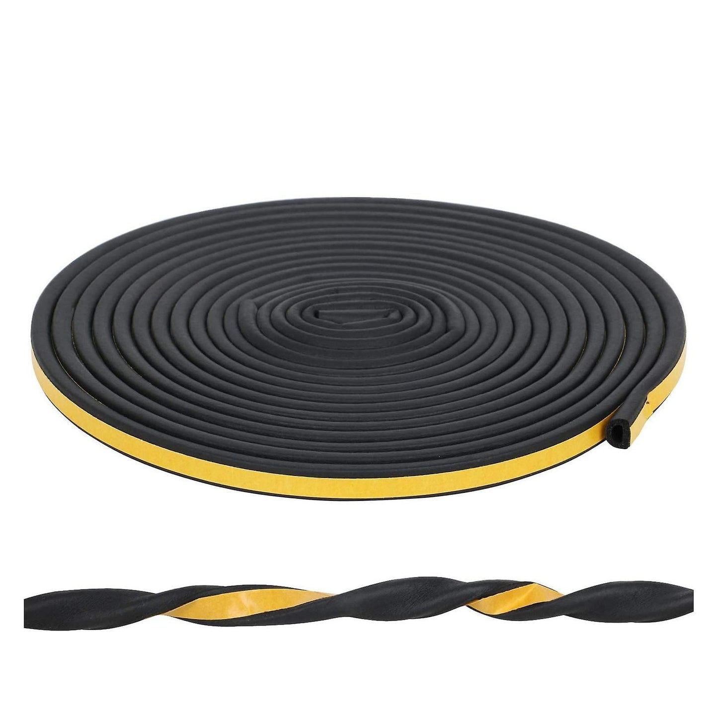 Sealing Strip 5m Black D Shaped Door Seal Strip for Door and Window