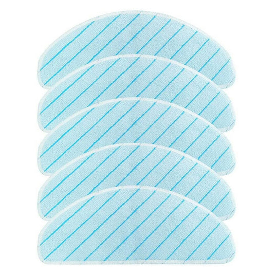 For Ecovacs Deebot Ozmo T8 Aivi Washable Mop Pad Mop Cloth Rag (5pcs)