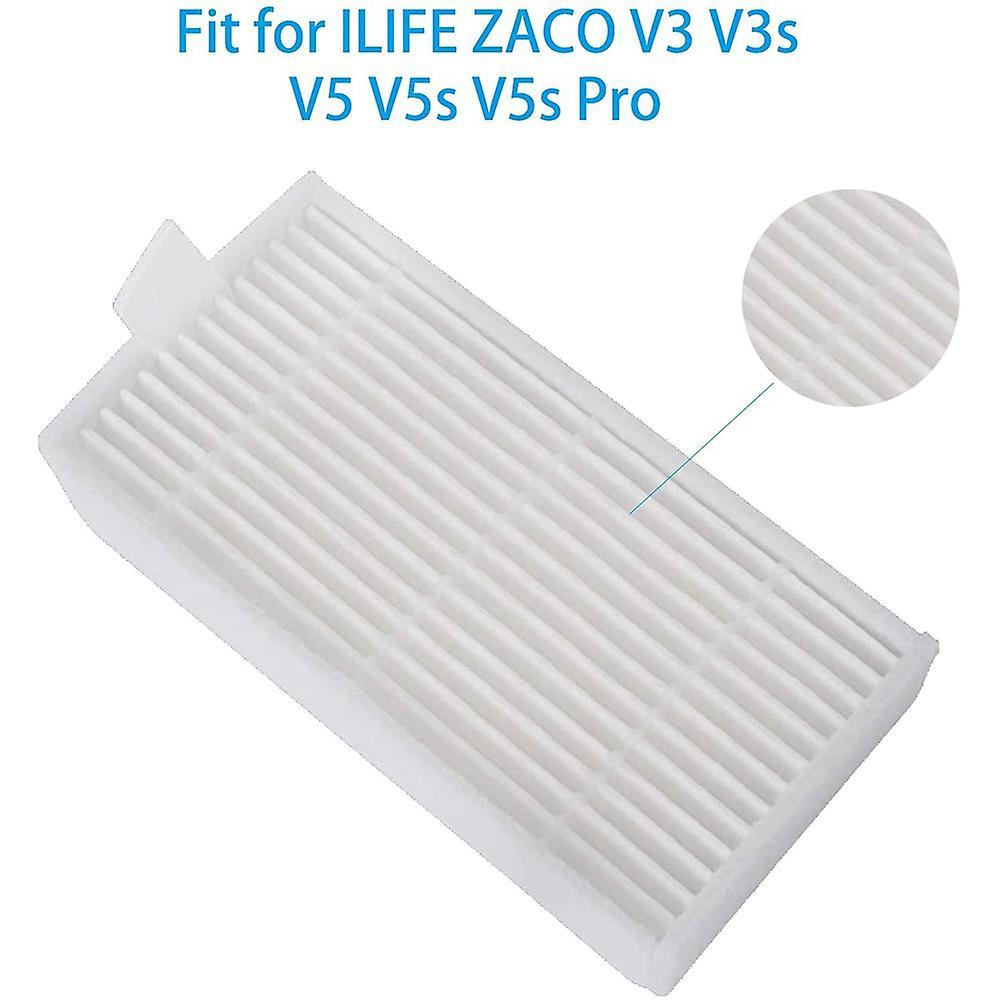 Filter Side Brushes Replacement Parts Set for Ilife V3 V3s V5 V5s