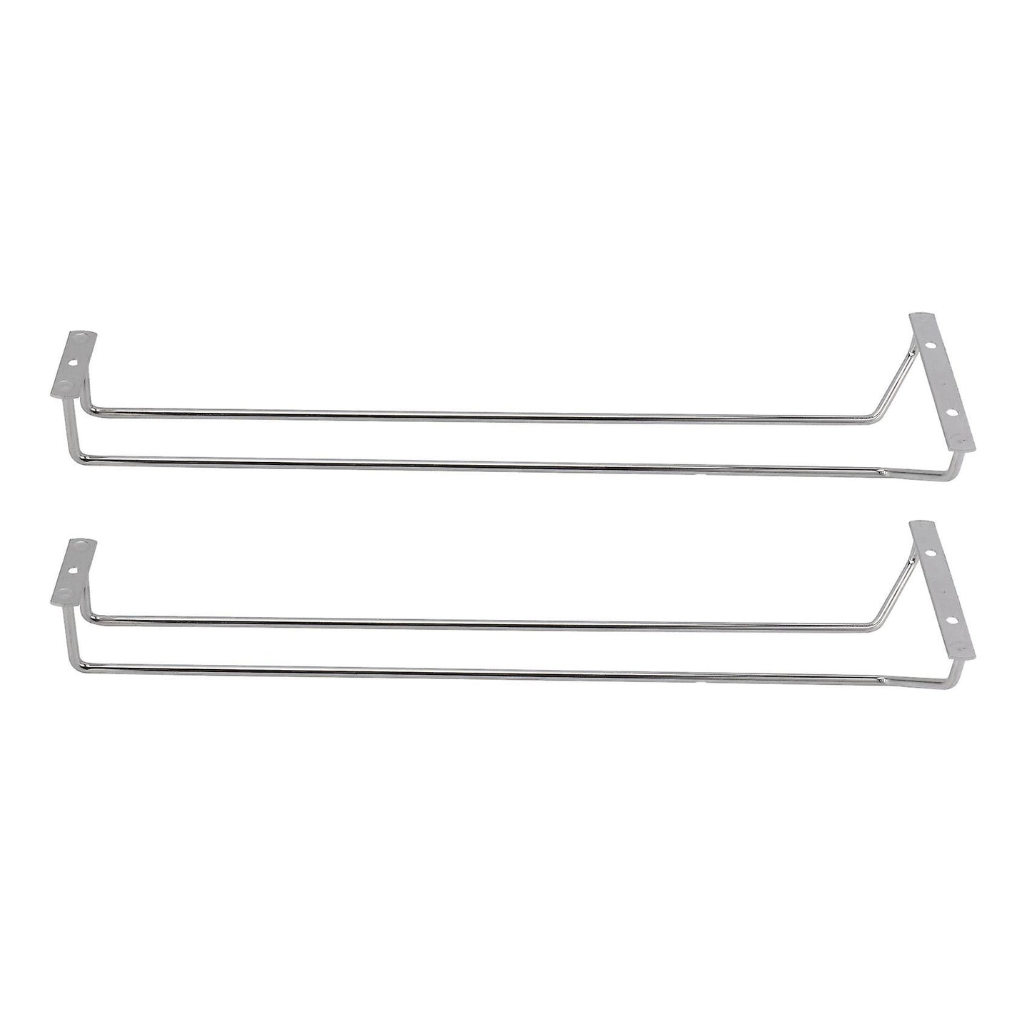 17-inch Stainless Steel Wine Glass Rack, for Kitchen,2 Pcs