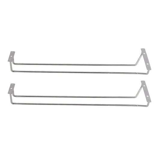 17-inch Stainless Steel Wine Glass Rack, for Kitchen,2 Pcs
