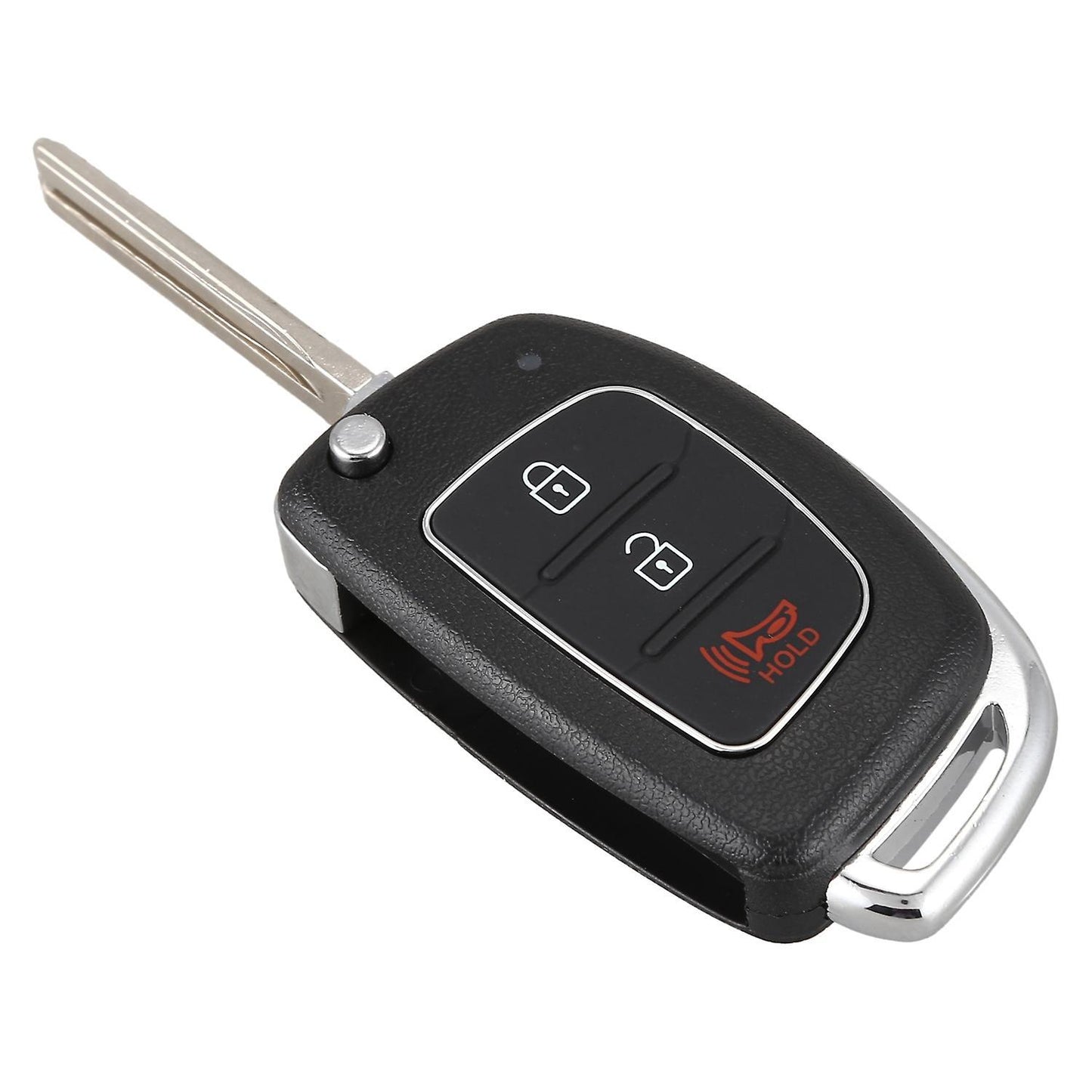 3 Buttons Flip Folding Remote Key Fob Shell Case for Mistra Hyundai