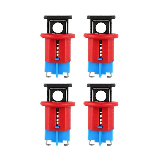 4 Pcs Mini Circuit Breaker Lockout Electrical Safety Lock Miniature