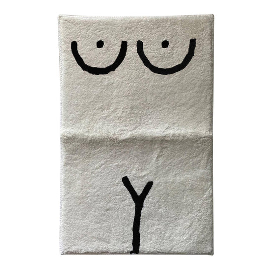 Carpets Rugs for Home Floor Stair Sexy Body Pattern Non-slip Mat (a)