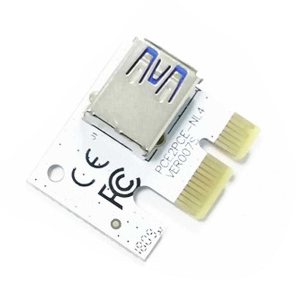10pcs Pci Express Riser Card Pci 1x Pci-e X1 Riser 90 Degree Usb 3.0