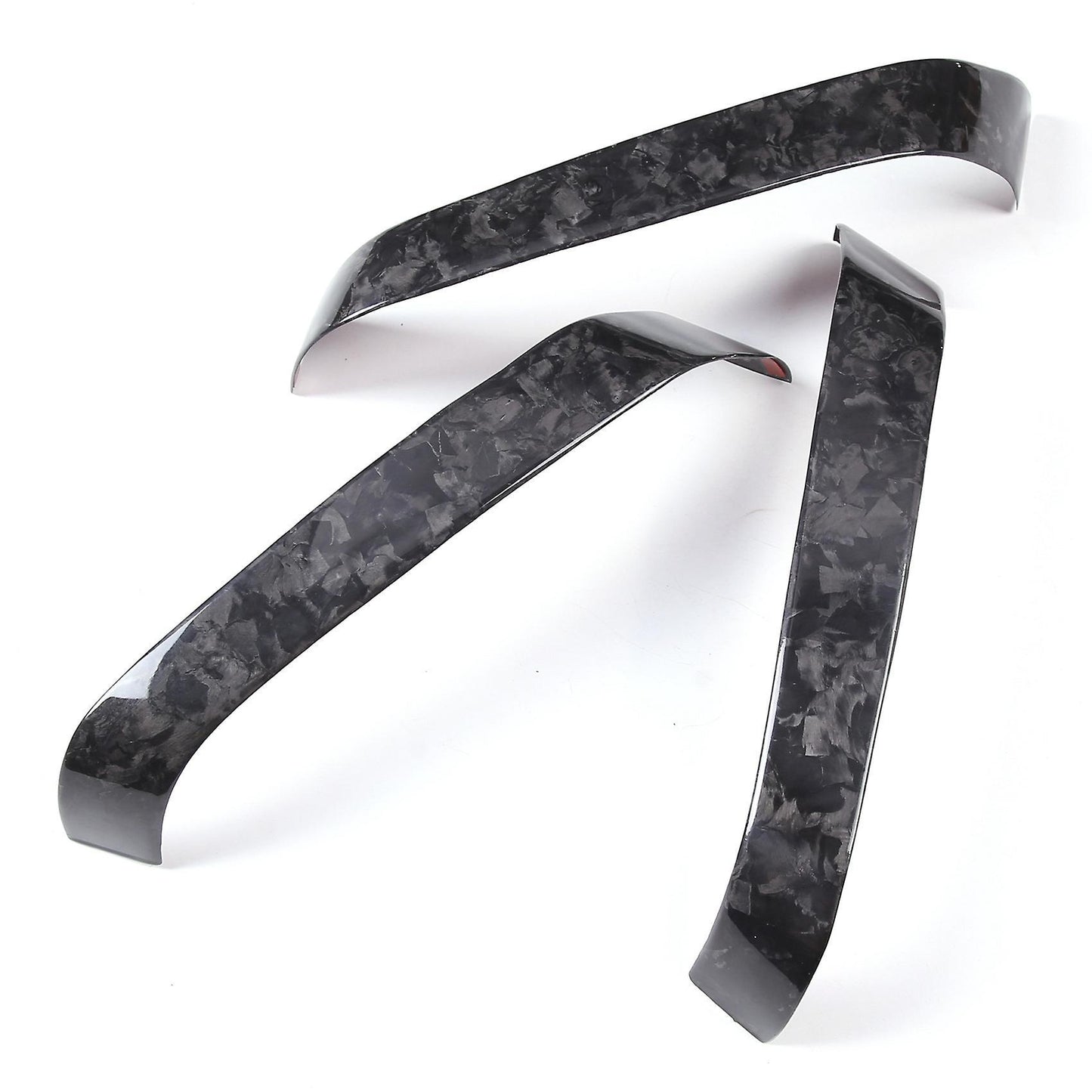Real Carbon Fiber Car Inner Door Handle Trim Cover Car Styling