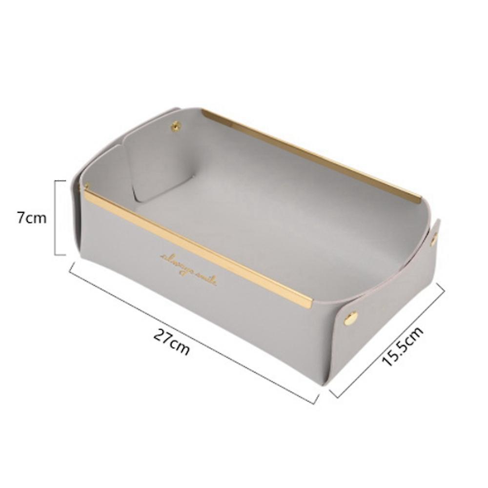 Desktop Rectangular Storage Box Key Jewelry Cosmetics Storage Tray