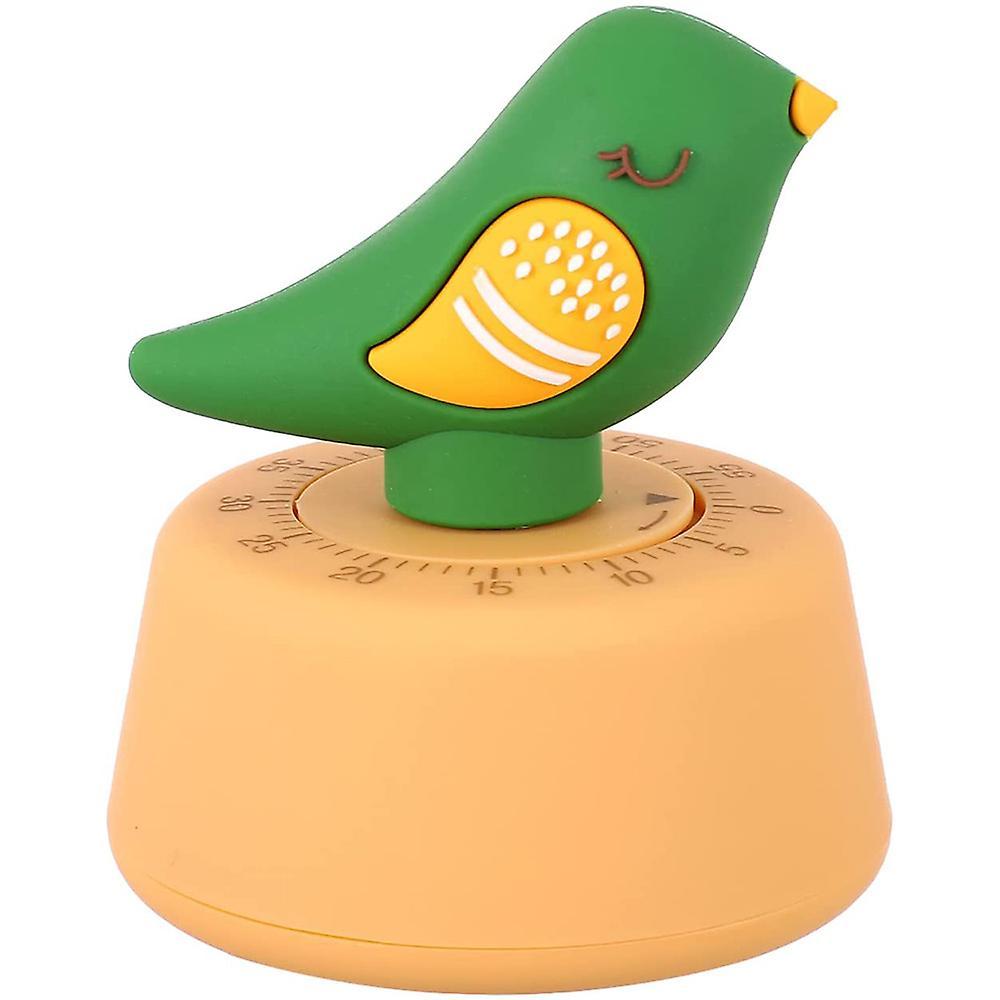Kitchen Timer Mechanical Egg Timers Figure Countdown Timer (green)
