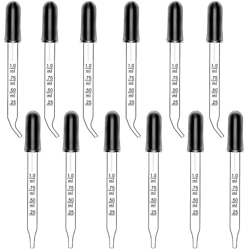 20pcs 1ml Eye Dropper, Measured Dropper,for Accurate Measurement