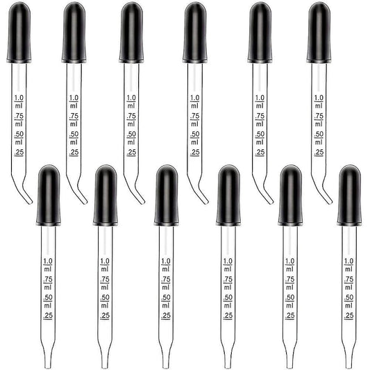 20pcs 1ml Eye Dropper, Measured Dropper,for Accurate Measurement