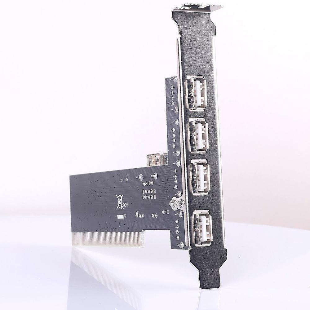 Usb 2.0 4 Port Via Hub Pci Cards for Vista Windows Me Xp 2000 98 Se