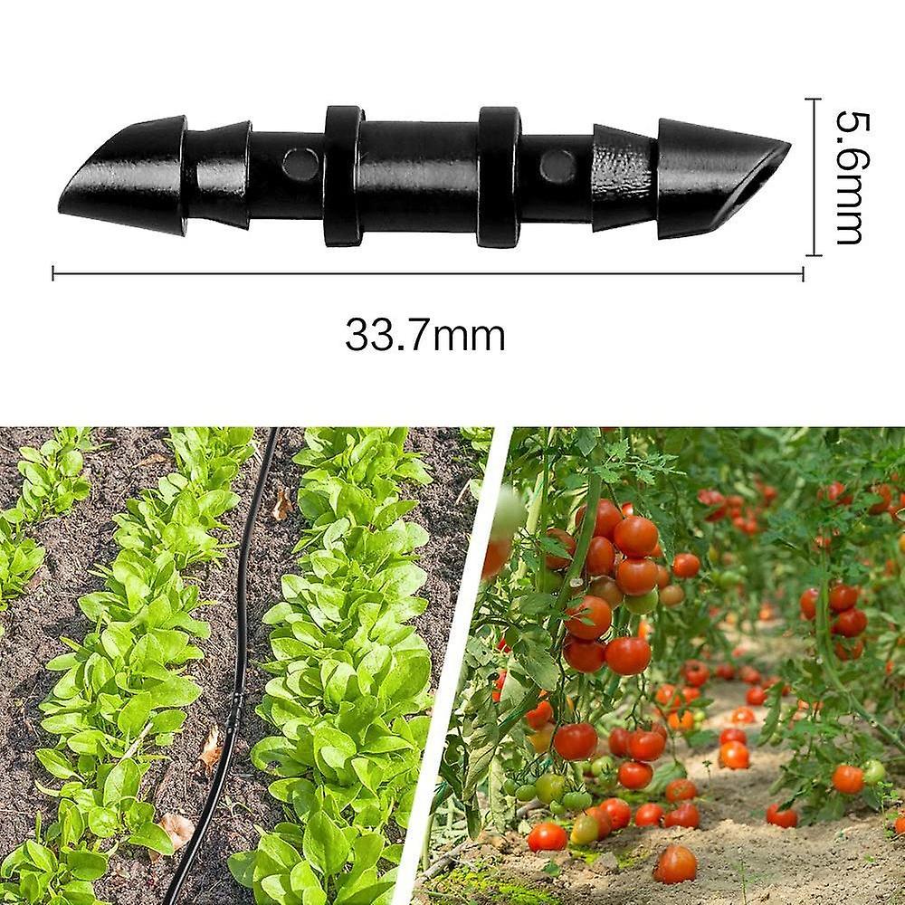 70 Pack Drip Irrigation Universal 1/4 Inch Barbed Coupling Fitting