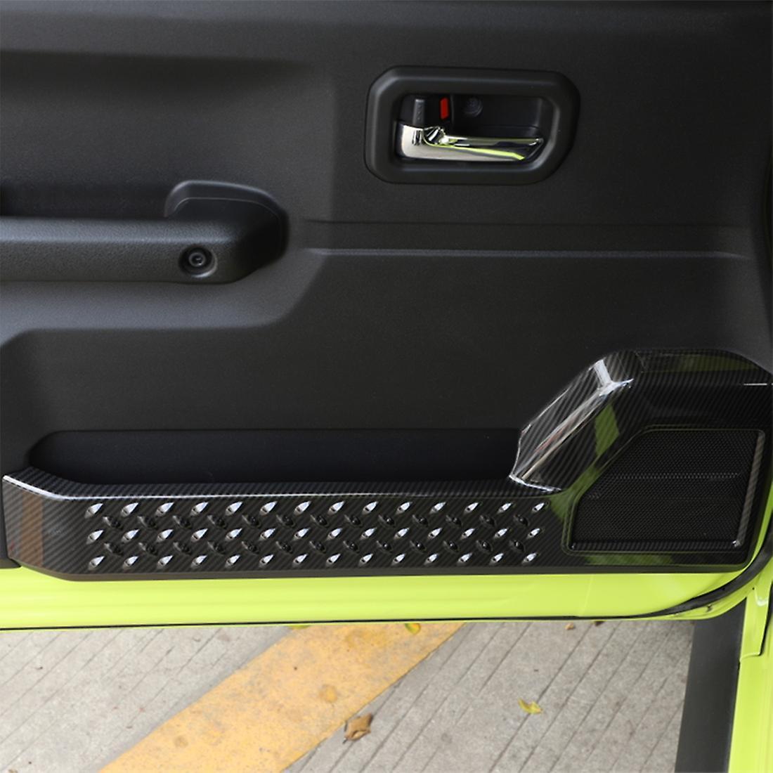 Car Inner Door Cover for Suzuki Jimny 2019-2022,abs Carbon Fiber