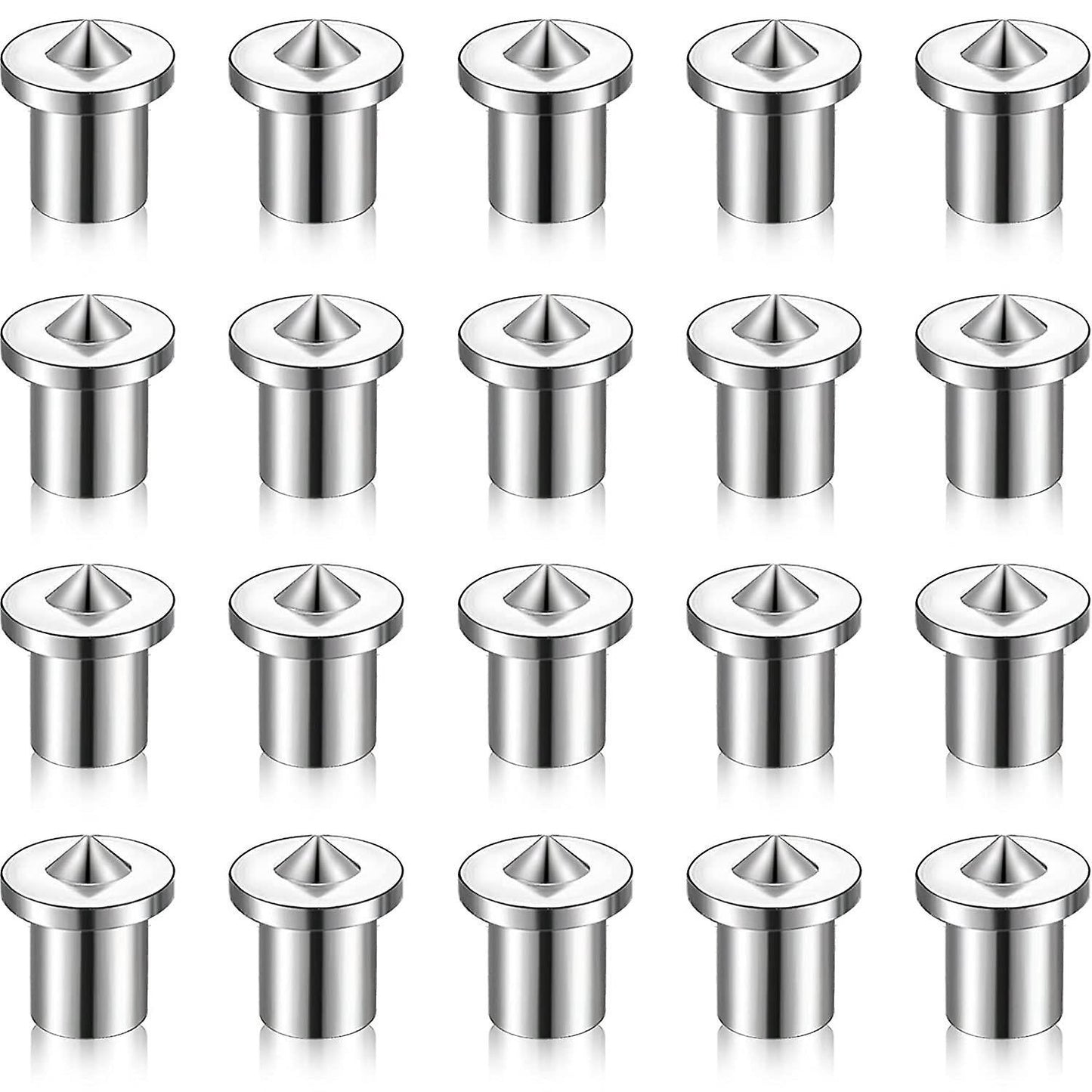 Dowel and Tenon Center Transfer Plugs Drill Hole (20 Pieces,1/4 Inch)
