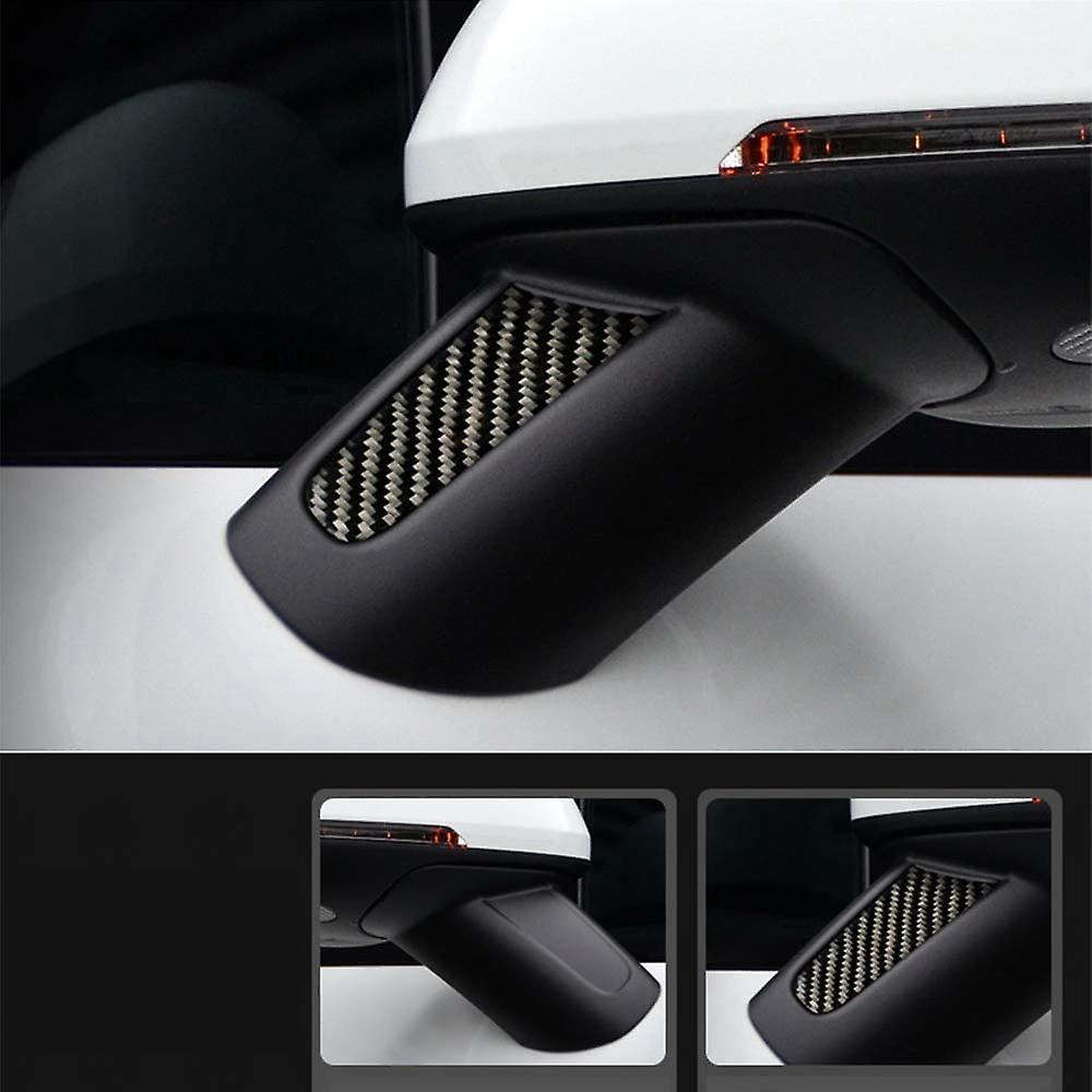 2pcs/set Car Side Rearview Mirror Cover Trim for -porsche Macan 14-19