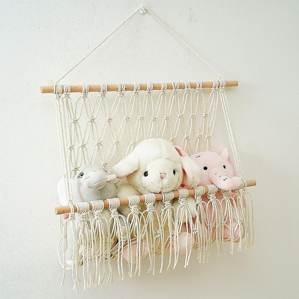Macrame Magazine Storage Organizer Wall Hanging Decor A