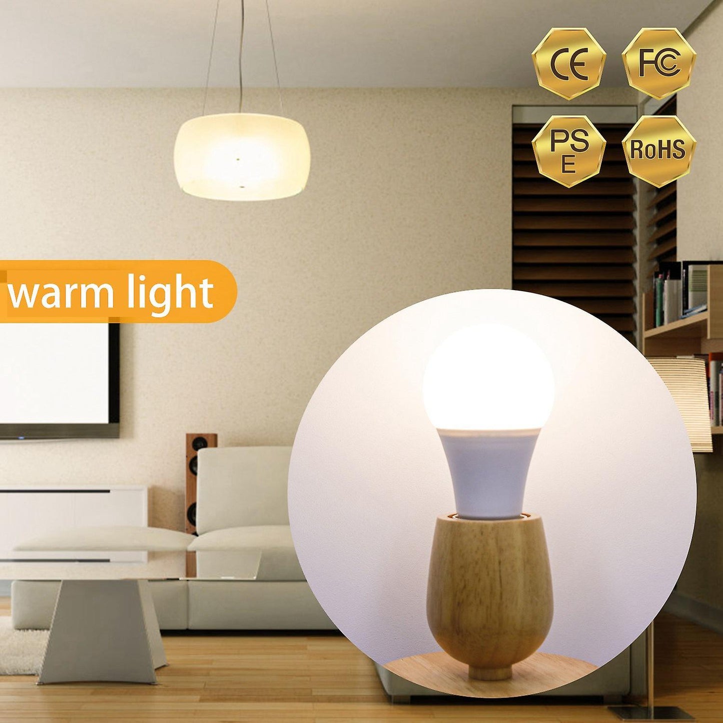 Led Color Changing Remote Control Bulb E27 Neon Lamp B