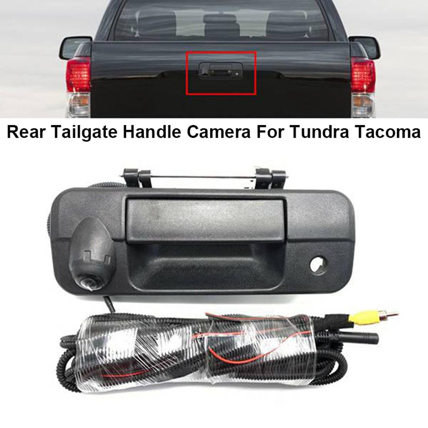 Rear Tailgate Handle Camera for Toyota 07-13 Tundra-16-18 Tacoma