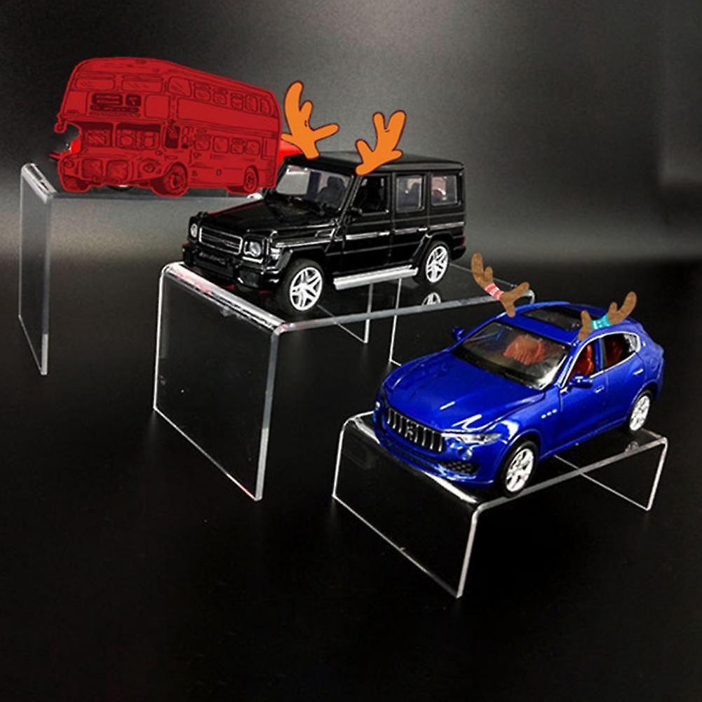 3pcs/set 3mm Acrylic U Type Hand-run Display Stand -red