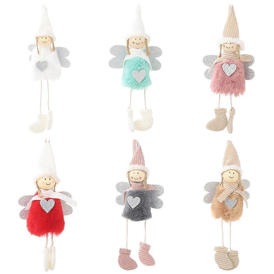 Christmas Angel Doll Pendant Merry Christmas Decor for Home